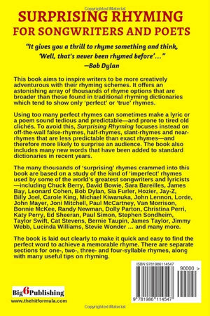 Surprising Rhyming: An Alternative Rhyming Dictionary to Inspire Rhymes People May Not Expect to Hear,Used