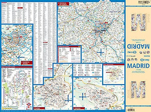 Laminated Madrid Map by Borch (English Edition),Used