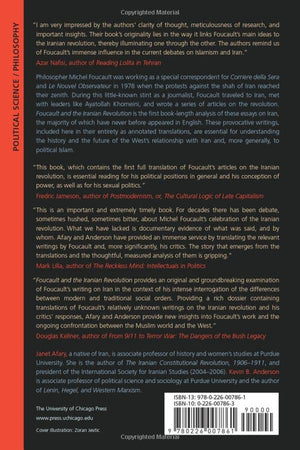 Foucault and the Iranian Revolution: Gender and the Seductions of Islamism,New