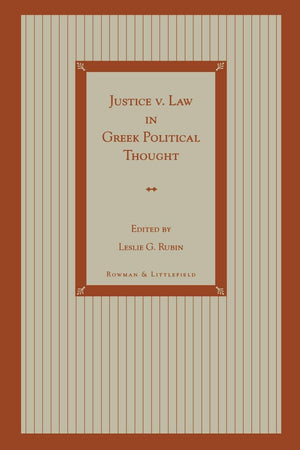 Justice V. Law In Greek Political Thought (Politikos),Used