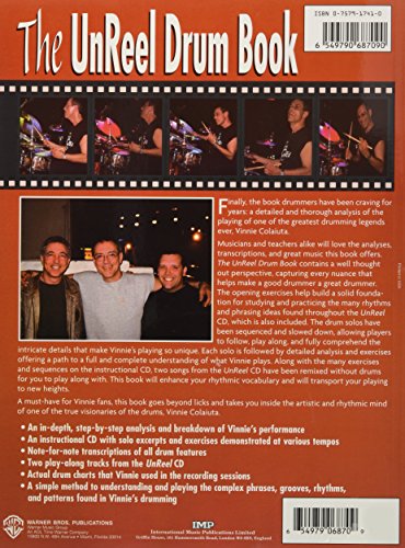 The UnReel Drum Book: Featuring the Music of Randy Waldman and the Drumming of Vinnie Colaiuta, Book & 2 CDs,Used