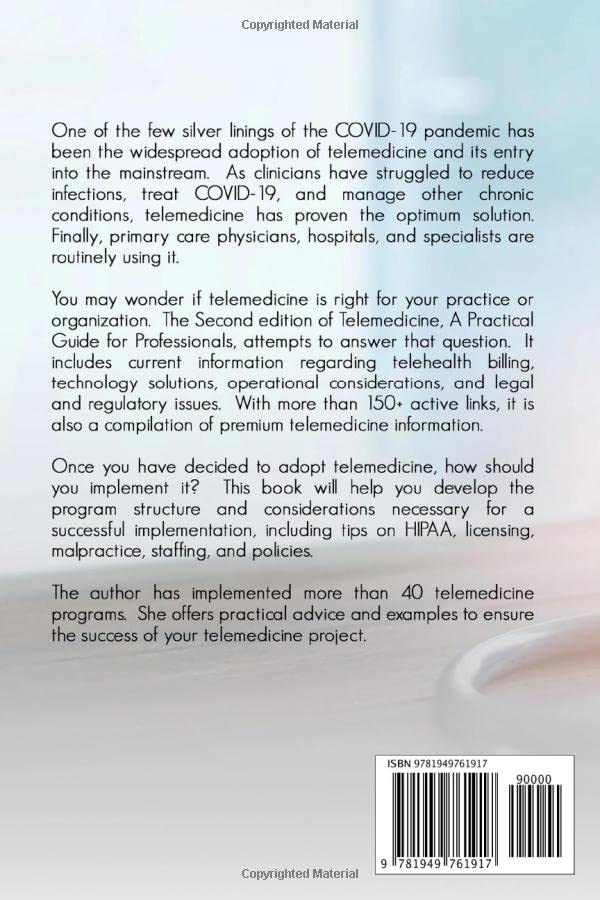 Telemedicine: A Practical Guide for Professionals  2nd Edition,Used