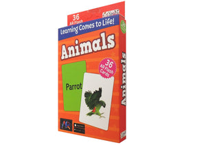 Animals - 36 Ar Flash Cards For Children