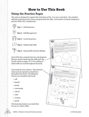 180 Days: SocialEmotional Learning for 6th Grade Practice Workbook for Classroom and Home, Cool and Fun Practice Created by Tea,Used