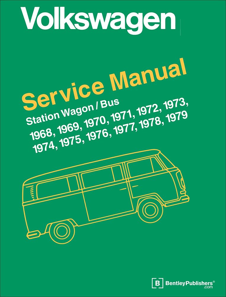 Volkswagen Station Wagon/Bus Official Service Manual: Type 2 (Volkswagen Service Manuals),Used