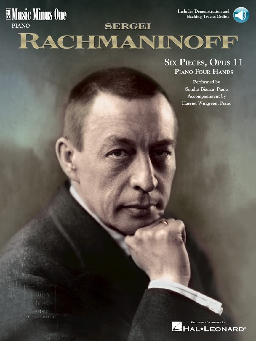 Rachmaninov  Six Pieces, Opus 11: Music Minus One Piano (Book/Online Audio),Used