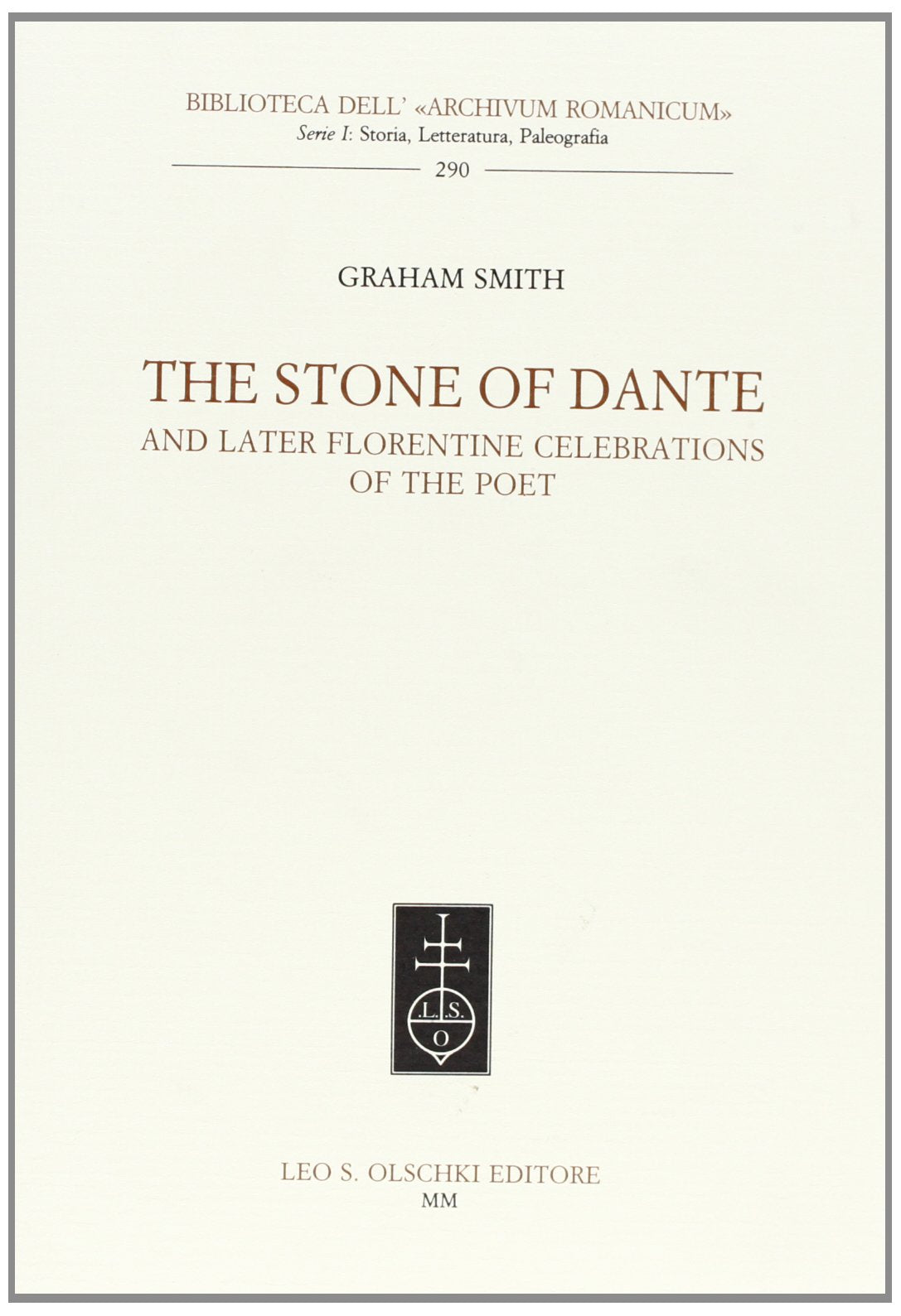 The Stone of Dante (Biblioteca Di 'Lares'),Used