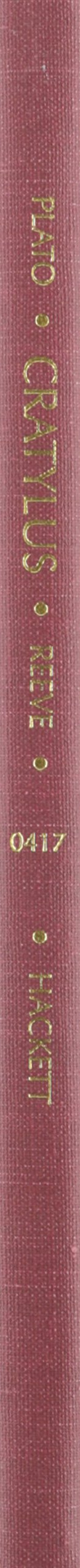 Cratylus (Hackett Classics),Used