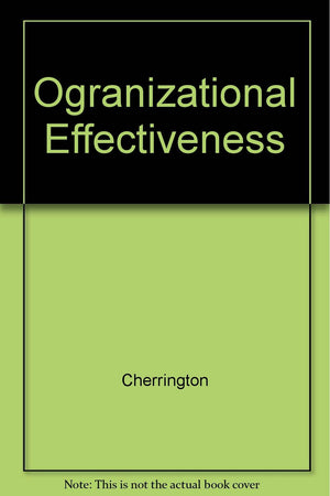 Ogranizational Effectiveness,Used