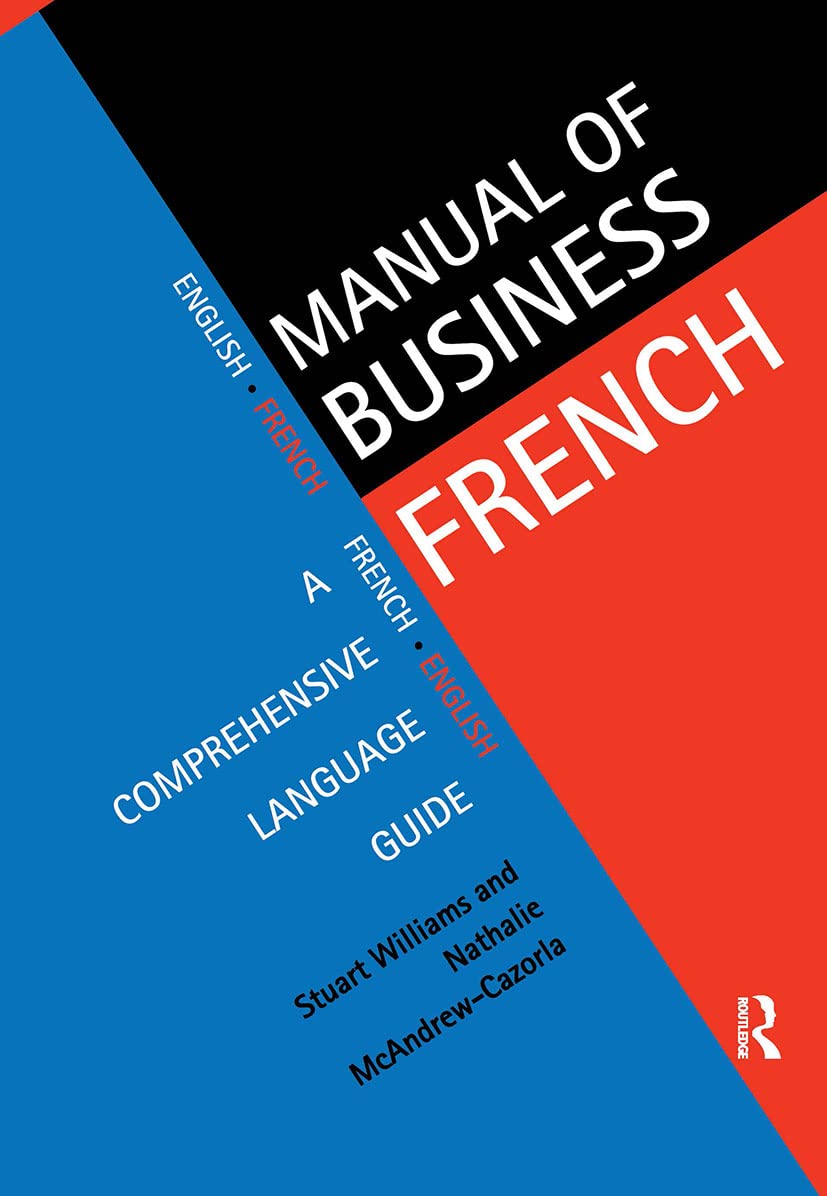 Manual of Business French (Languages for Business),Used