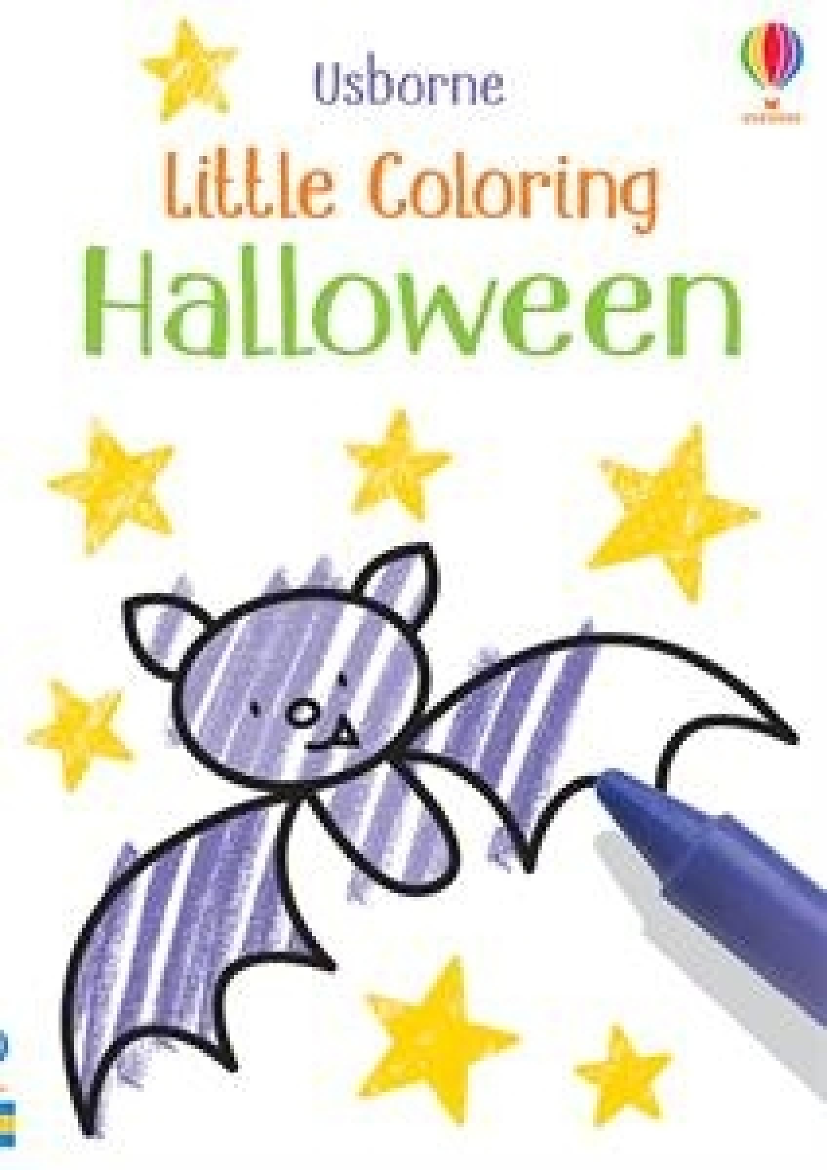 Little Coloring Halloween: A Halloween Book For Kids