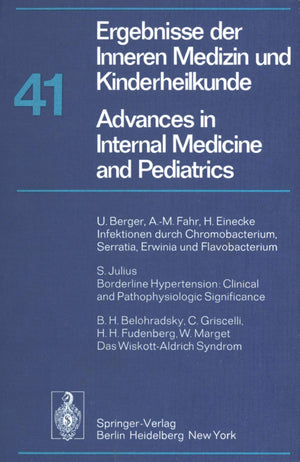 Ergebnisse Der Inneren Medizin Und Kinderheilkunde / Advances in Internal Medicine and Pediatrics (Ergebnisse der Inneren Medizi,Used