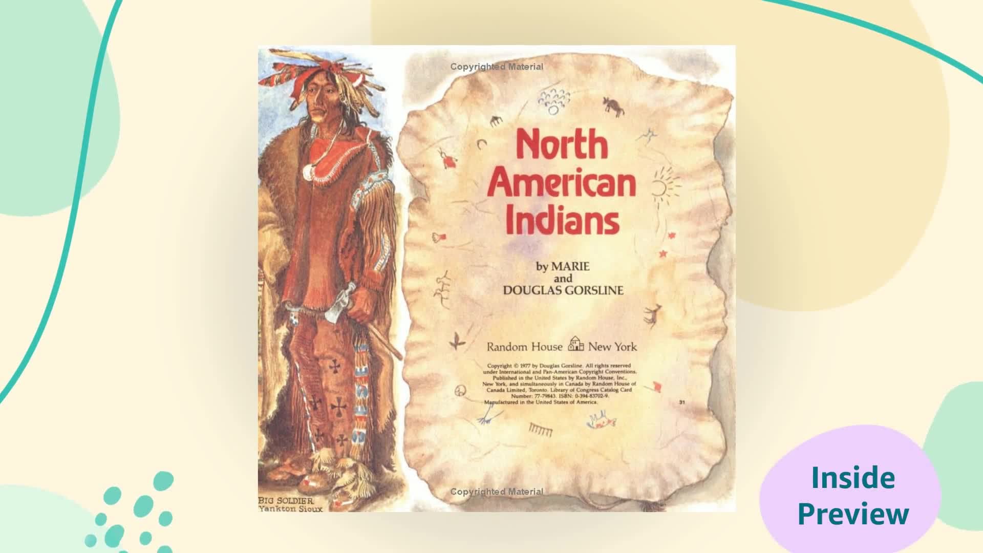 North American Indians (Pictureback),Used