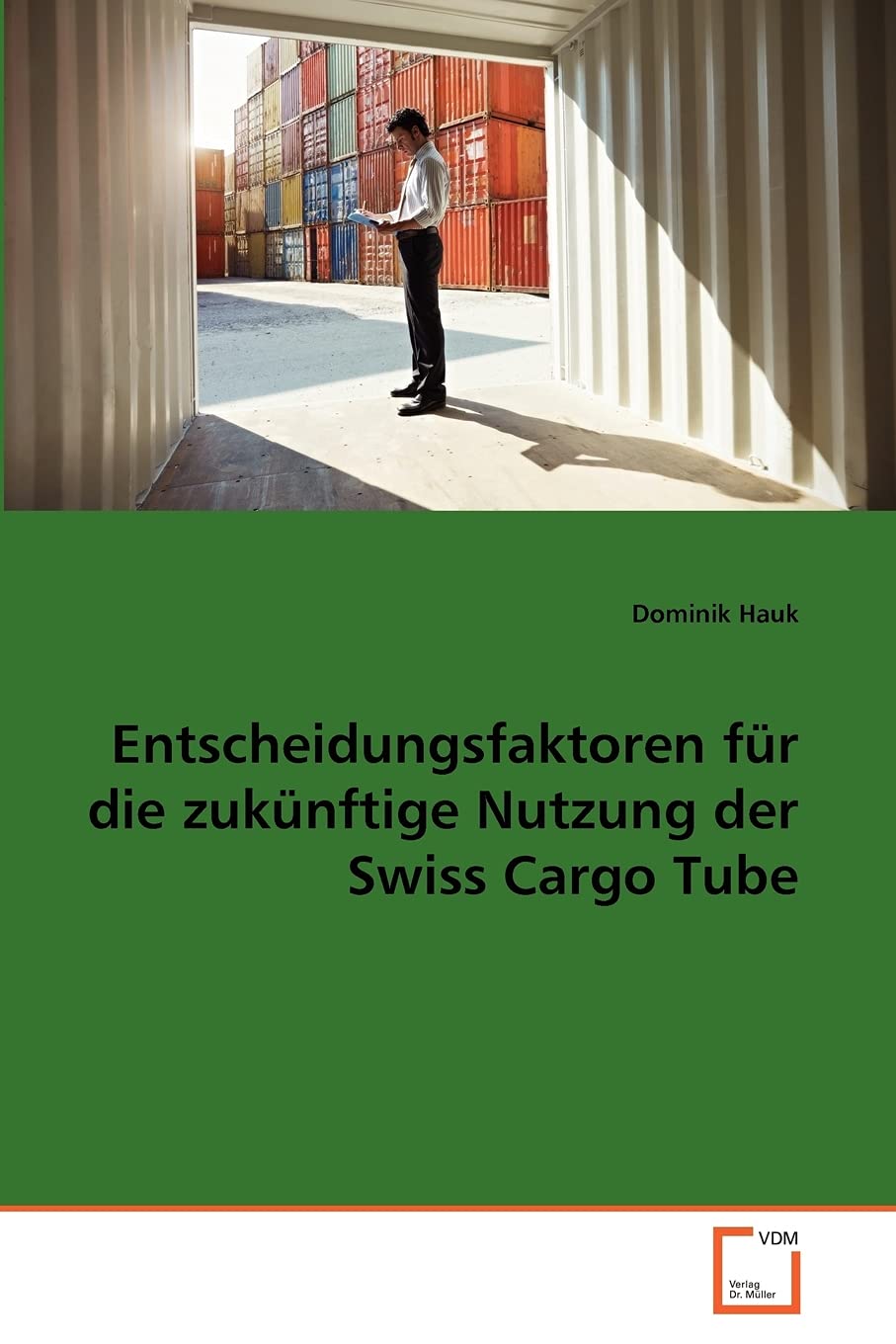 Entscheidungsfaktoren fr die zuknftige Nutzung der Swiss Cargo Tube (German Edition),Used