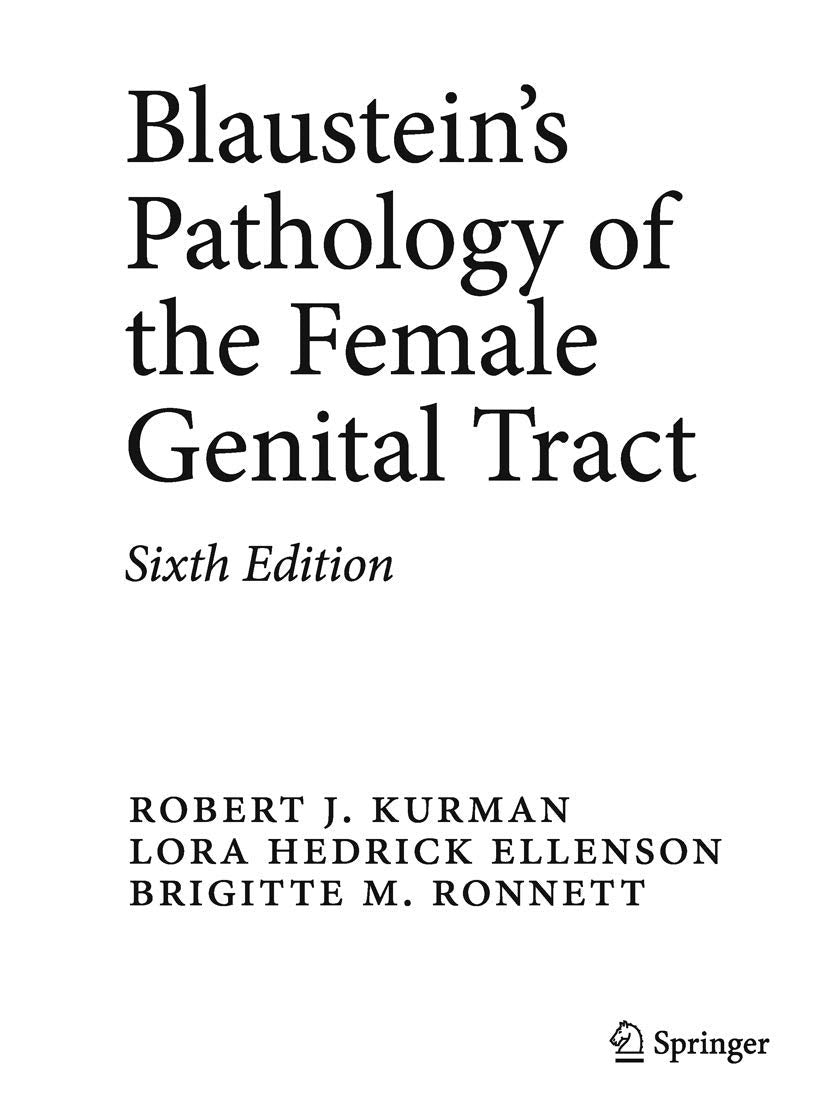 Blaustein's Pathology of the Female Genital Tract,Used