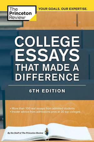 College Essays That Made A Difference, 6Th Edition (College Admissions Guides),Used