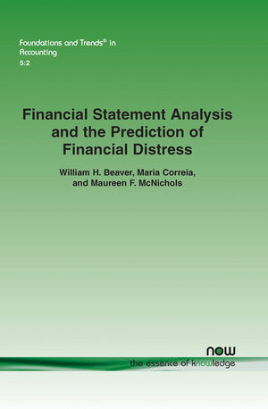 Financial Statement Analysis and the Prediction of Financial Distress (Foundations and Trends(r) in Accounting),Used