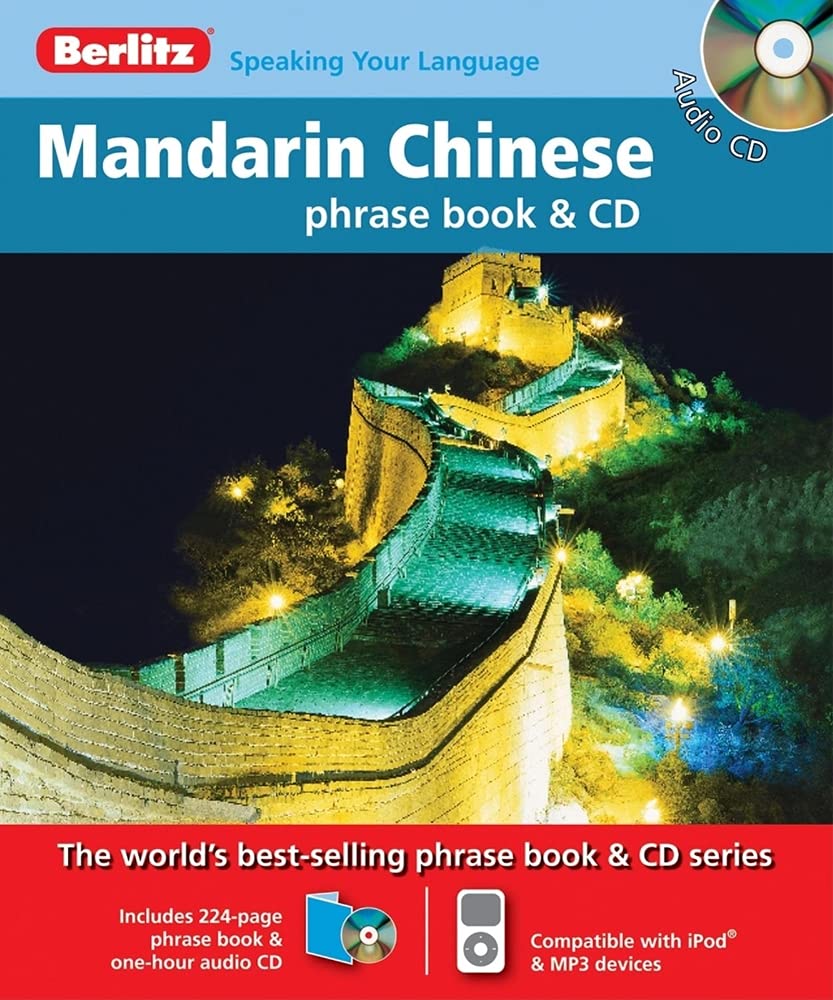 Berlitz Mandarin Chinese Phrasebook & CD,Used