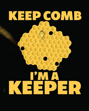 Keep Comb I'm A Keeper: Beekeeping Log Book Apiary Queen Catcher Honey Agriculture,Used