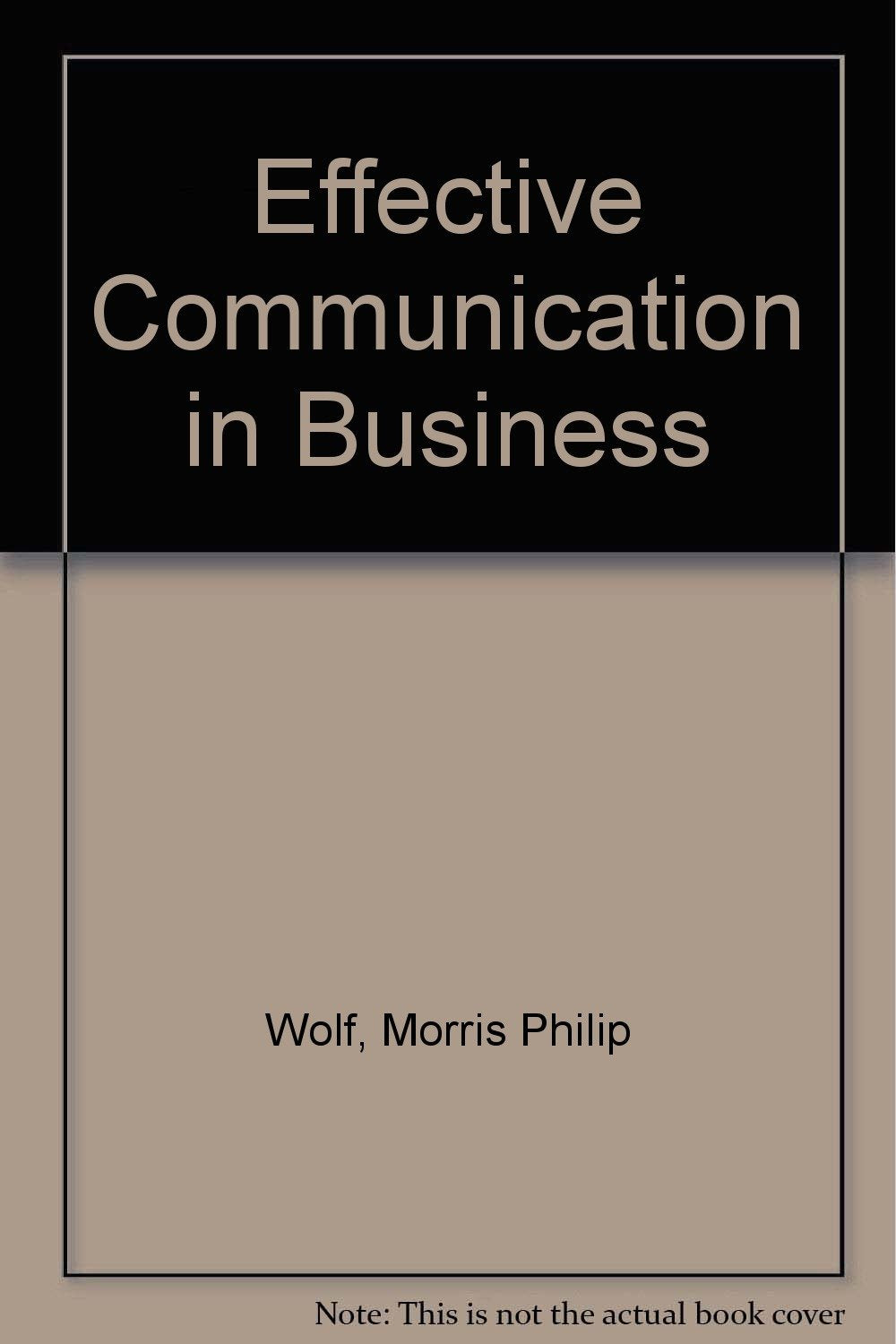 Effective communication in business,Used