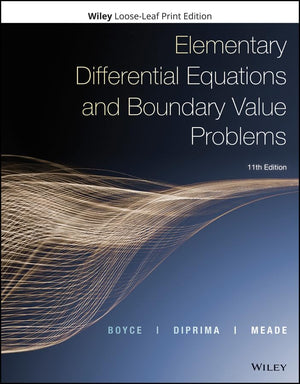 Elementary Differential Equations And Boundary Value Problems, Binder Ready Version