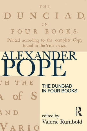 The Dunciad in Four Books,Used