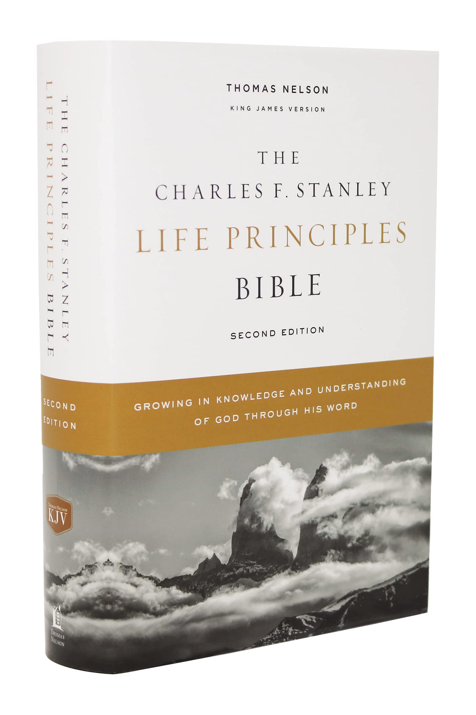 KJV, Charles F. Stanley Life Principles Bible, 2nd Edition, Hardcover, Comfort Print: Growing in Knowledge and Understanding of ,Used