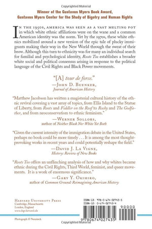 Roots Too: White Ethnic Revival In Postcivil Rights America,New