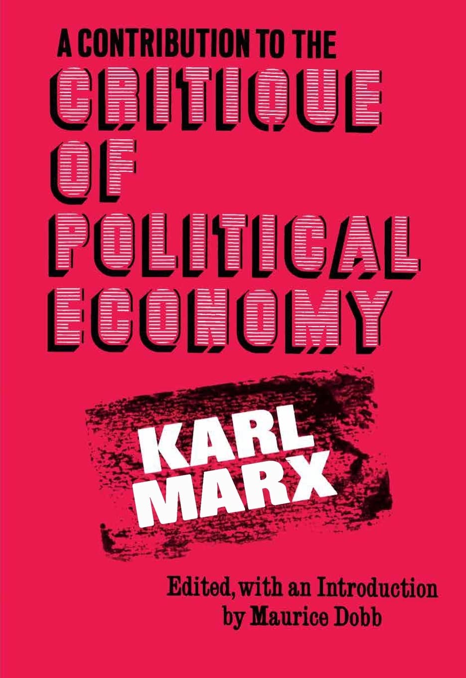Contribution to the Critique of Political Economy,Used