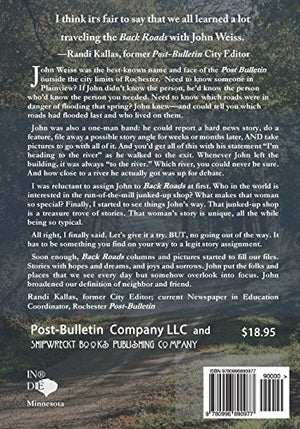 Backroads: The Best of the Best by PostBulletin Columnist John Weiss,Used