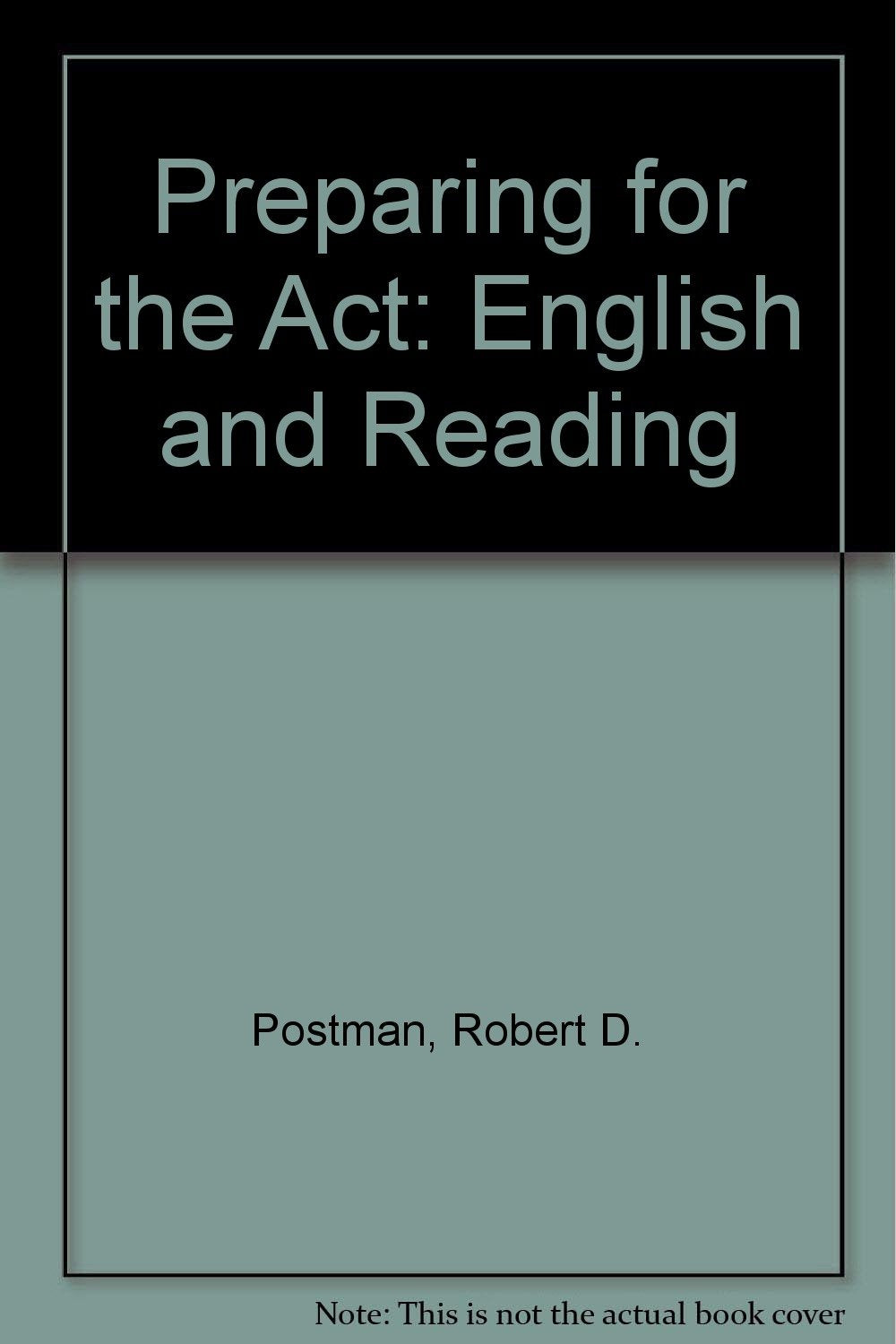 Preparing for the Act: English and Reading,Used