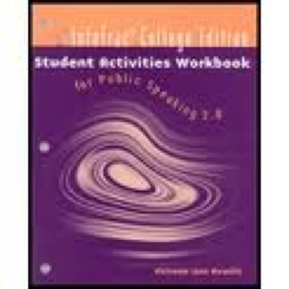 InfoTrac College Edition Workbook for Public Speaking 2.0,Used