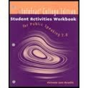 InfoTrac College Edition Workbook for Public Speaking 2.0,Used