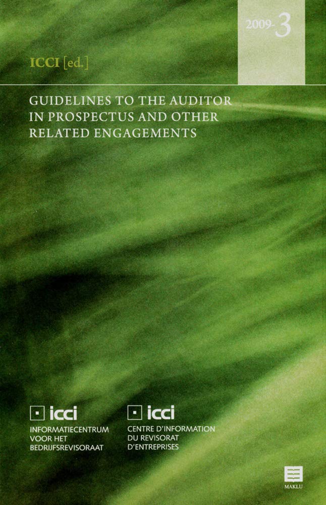 Guidelines to the Auditor in Prospectus and Other Related Engagements (ICCI),Used