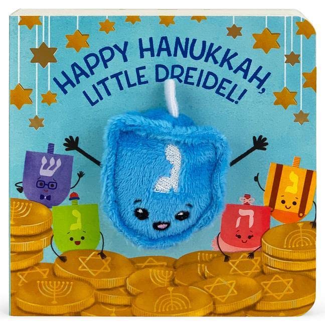 Happy Hanukkah, Little Dreidel (Finger Puppet Board Book) (Children's Interactive Finger Puppet Board Book),Used