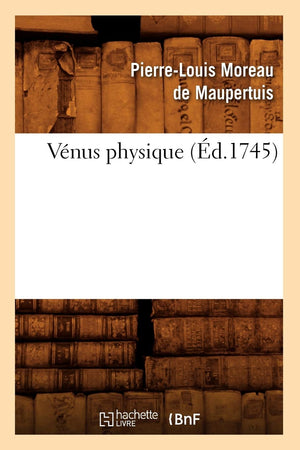 Vnus Physique (D.1745) (Sciences) (French Edition),New