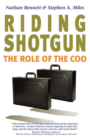 Riding Shotgun: The Role Of The Coo