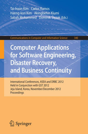 Computer Applications for Software Engineering, Disaster Recovery, and Business Continuity: International Conferences, ASEA and ,Used