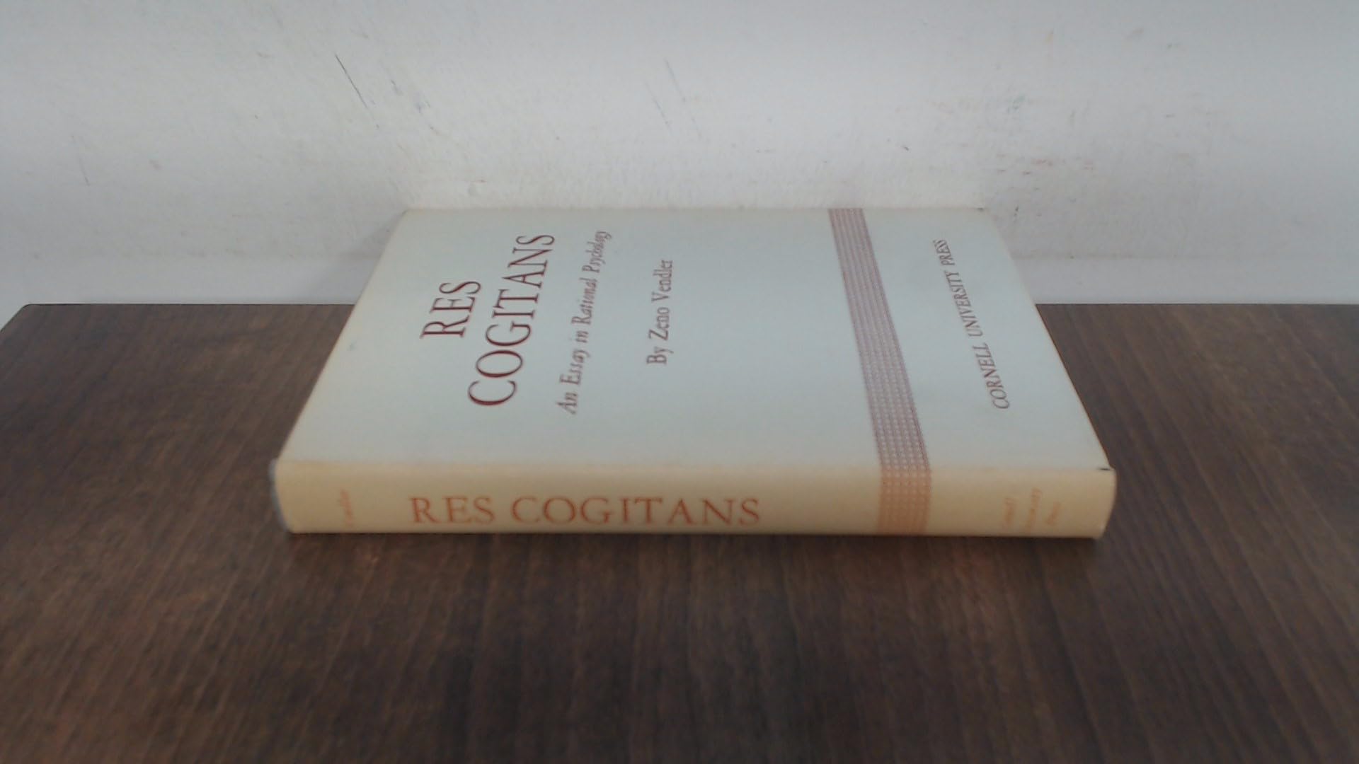 Res Cogitans: An Essay in Rational Psychology,Used