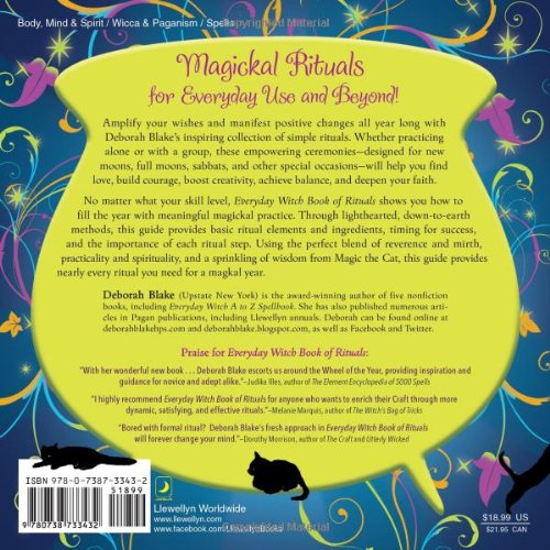 Everyday Witch Book Of Rituals: All You Need For A Magickal Year (Everyday Witchcraft, 3),Used