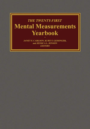 The TwentyFirst Mental Measurements Yearbook (Buros Mental Measurements Yearbook),Used