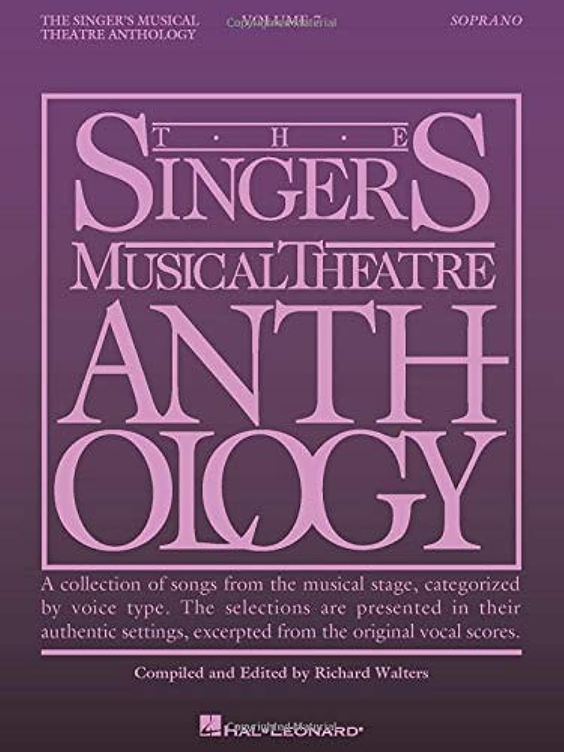 Singer's Musical Theatre Anthology  Volume 7: Soprano Book,New