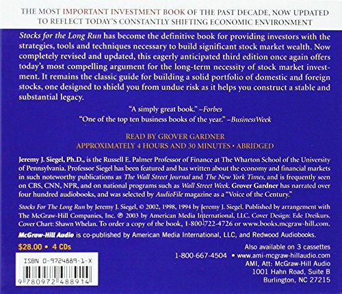 Stocks for the Long Run: The Definitive Guide to Financial Market Returns and LongTerm Investment Strategies,Used