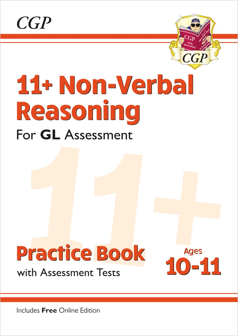 New 11+ GL NonVerbal Reasoning Practice Book & Assessment Tests  Ages 1011 (with Online Edition) (CGP 11+ GL),Used