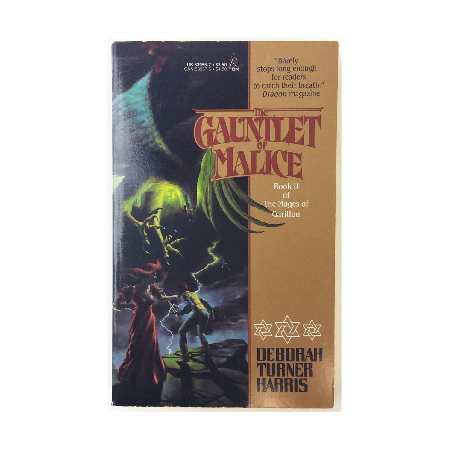 Gauntlet Of Malice (Mages Of Garillon, Book 2)-used
