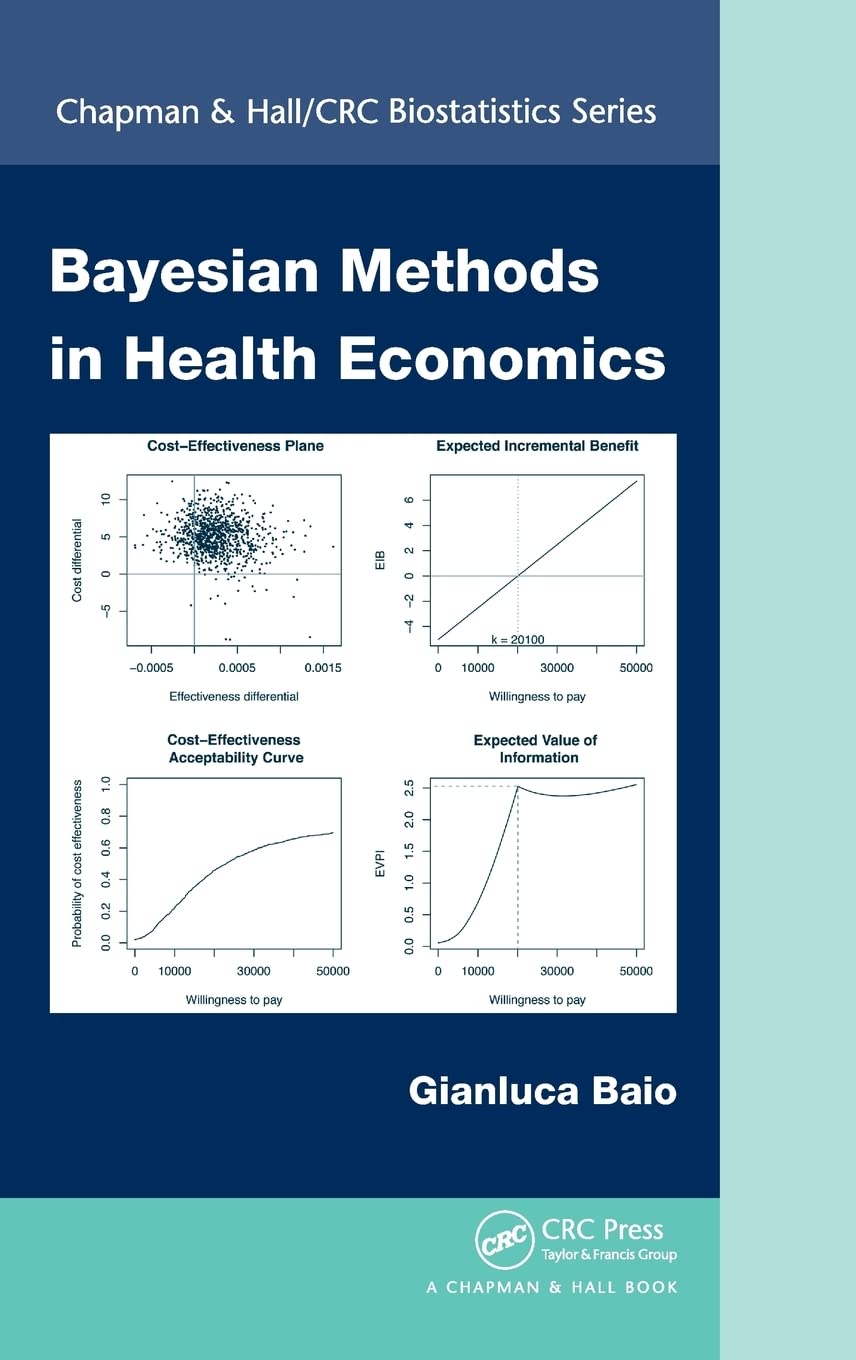 Bayesian Methods in Health Economics (Chapman & Hall/CRC Biostatistics Series),Used