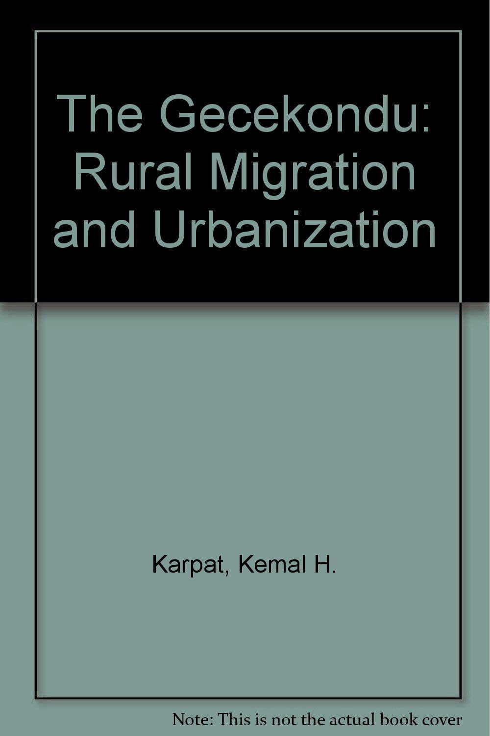 The Gecekondu: Rural Migration and Urbanization,Used