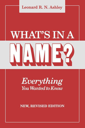 What'S In A Name?Everything You Wanted To Know,Used