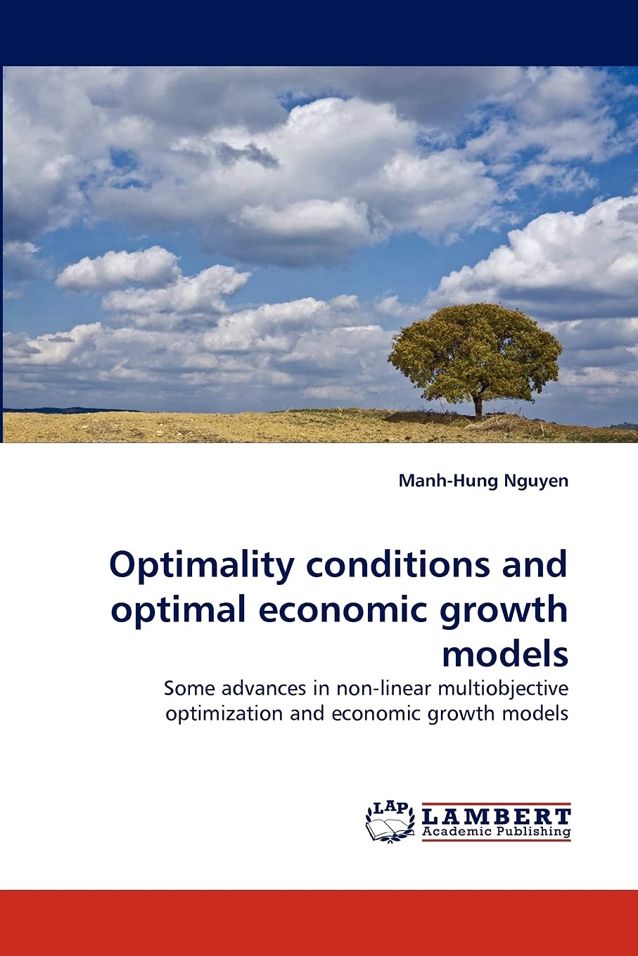 Optimality conditions and optimal economic growth models: Some advances in nonlinear multiobjective optimization and economic g,Used