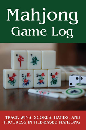 Mahjong Game Log: Track Wins, Scores, Hands, and Progress in TileBased Mahjong,Used